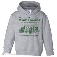 Four Seasons Total Landscaping We Were Confused Too Toddler Hoodie thumb 0