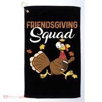 Friendsgiving Squad Thanksgiving Party Run Football Turkey Cute Gift Golf Towel thumb 0
