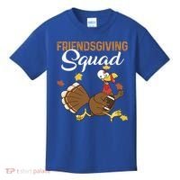 Friendsgiving Squad Thanksgiving Party Run Football Turkey Cute Gift Kids T-Shirt thumb 0