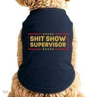 Funny Supervisor TShirts Shit Show Supervisor Funny Mom Boss Manager Teacher Gift Shirt Doggie Tank thumb 0