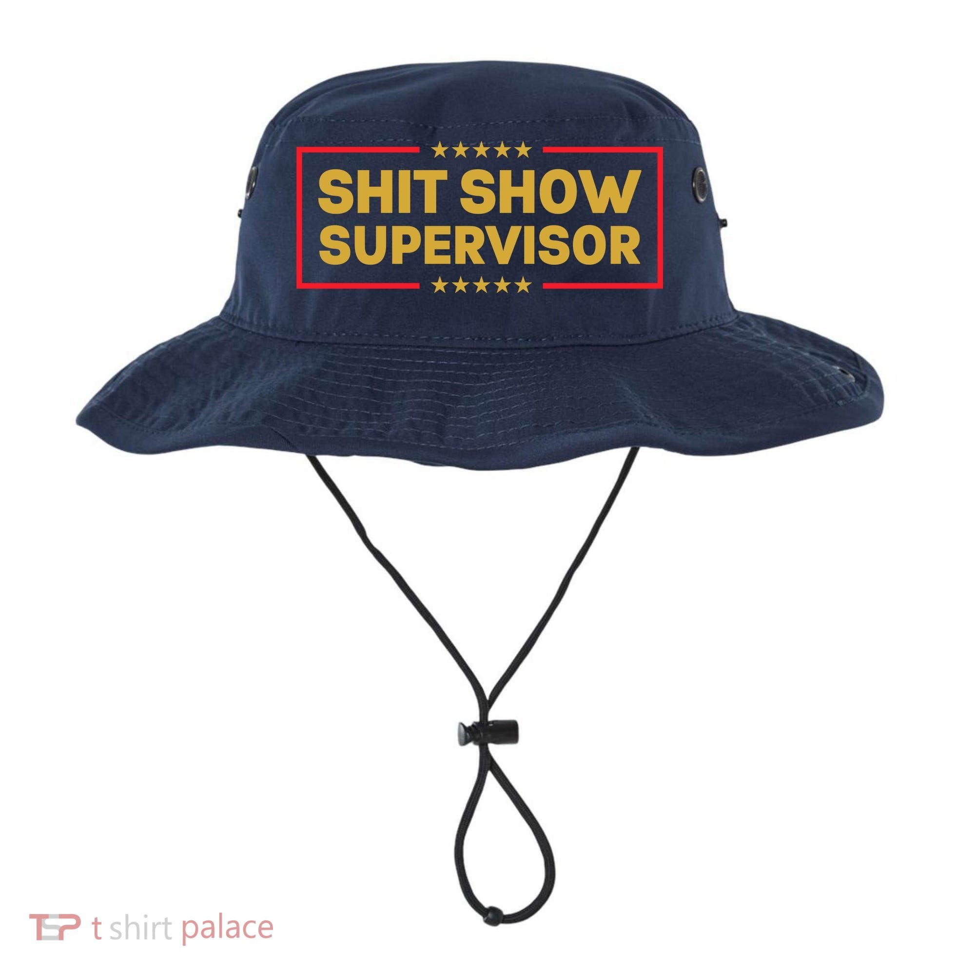 Funny Supervisor TShirts Shit Show Supervisor Funny Mom Boss Manager Teacher Gift Shirt Bucket Hat