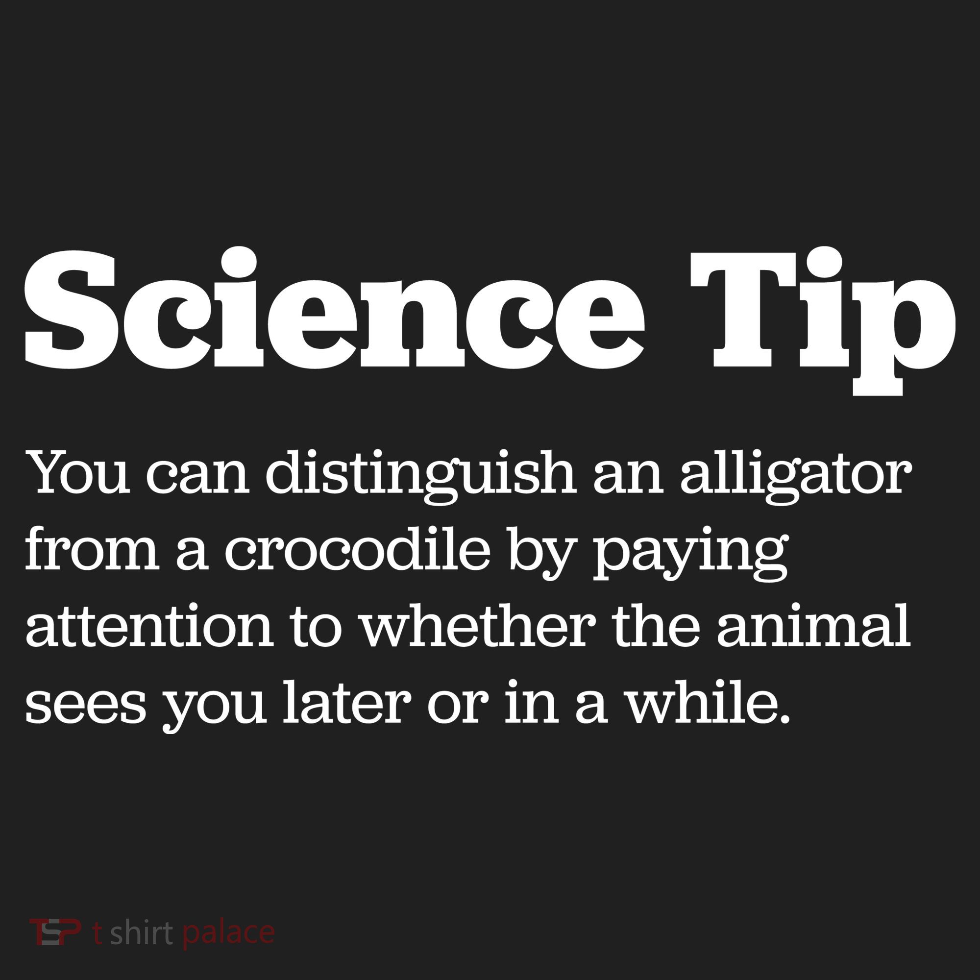 Funny Science Tip How To Distinguish A Alligator From A Crocodile Golf Towel