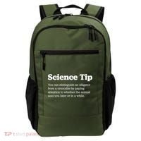 Funny Science Tip How To Distinguish A Alligator From A Crocodile Backpack thumb 0