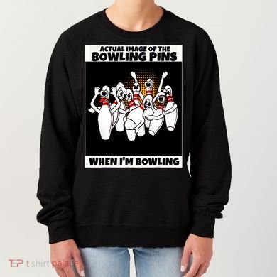 Funny Seven Ten Pin Laughing Mocking Bowling Women's Sweatshirt