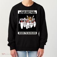 Funny Seven Ten Pin Laughing Mocking Bowling Women's Sweatshirt thumb 0