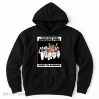 Funny Seven Ten Pin Laughing Mocking Bowling Hoodie thumb 0