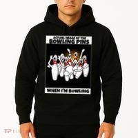 Funny Seven Ten Pin Laughing Mocking Bowling Hoodie thumb 2