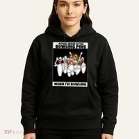 Funny Seven Ten Pin Laughing Mocking Bowling Hoodie thumb 5