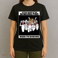 Funny Seven Ten Pin Laughing Mocking Bowling T-Shirt thumb 4