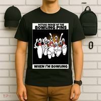 Funny Seven Ten Pin Laughing Mocking Bowling T-Shirt thumb 6