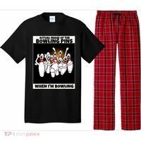 Funny Seven Ten Pin Laughing Mocking Bowling Pajama Set thumb 0