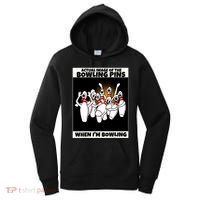 Funny Seven Ten Pin Laughing Mocking Bowling Women's Hoodie thumb 0