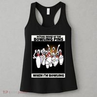 Funny Seven Ten Pin Laughing Mocking Bowling Women's Tank Top thumb 3