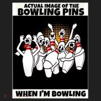 Funny Seven Ten Pin Laughing Mocking Bowling Hat thumb 2