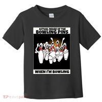 Funny Seven Ten Pin Laughing Mocking Bowling Toddler T-Shirt thumb 0