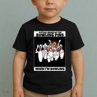 Funny Seven Ten Pin Laughing Mocking Bowling Toddler T-Shirt thumb 2