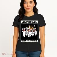 Funny Seven Ten Pin Laughing Mocking Bowling Women's T-Shirt thumb 4