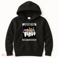Funny Seven Ten Pin Laughing Mocking Bowling Kids Hoodie thumb 0