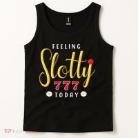 Feeling Slotty Today Women Slot Machine Casino Gambling Tank Top thumb 2