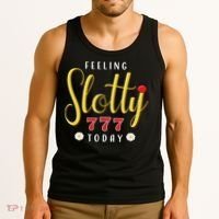 Feeling Slotty Today Women Slot Machine Casino Gambling Tank Top thumb 3