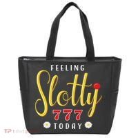 Feeling Slotty Today Women Slot Machine Casino Gambling Tote Bag thumb 0
