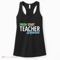 Fresh Start Teacher Squad For Educators Women's Tank Top thumb 0
