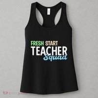 Fresh Start Teacher Squad For Educators Women's Tank Top thumb 3