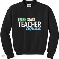Fresh Start Teacher Squad For Educators Kids Sweatshirt thumb 0