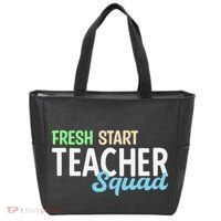 Fresh Start Teacher Squad For Educators Tote Bag thumb 0
