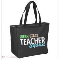 Fresh Start Teacher Squad For Educators Tote Bag thumb 2