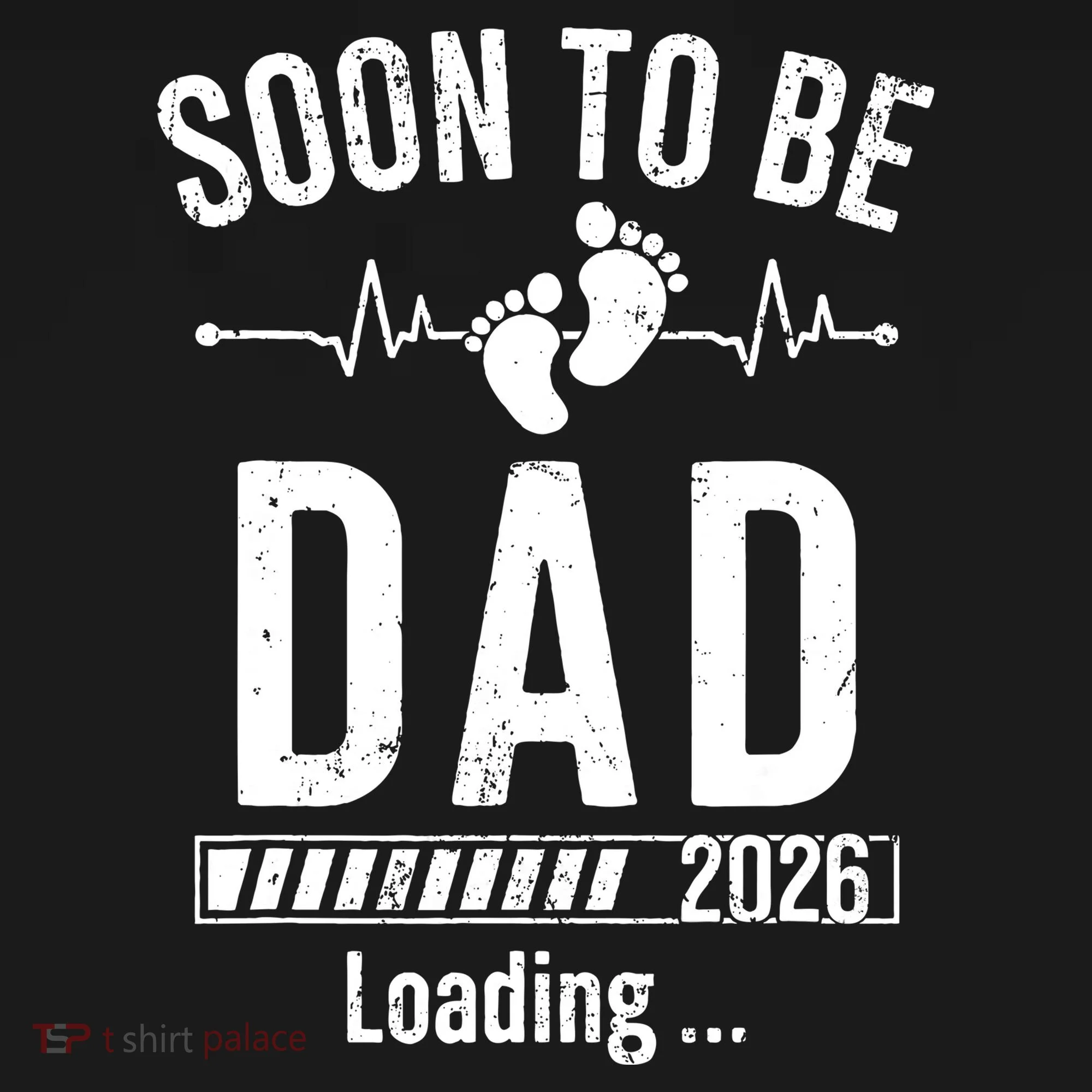 Funny Soon To Be Dad Est 2026 Loading Doggie Tank