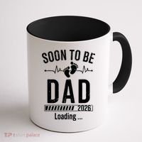 Funny Soon To Be Dad Est 2026 Loading Coffee Mug thumb 1