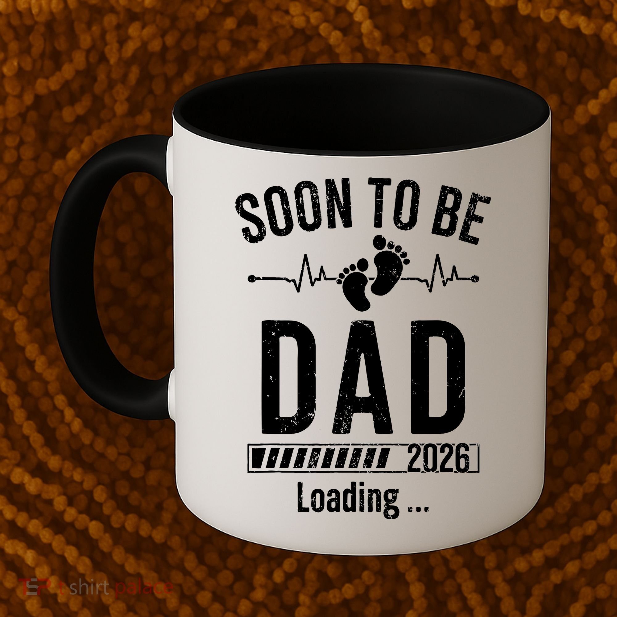 Funny Soon To Be Dad Est 2026 Loading Coffee Mug