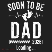 Funny Soon To Be Dad Est 2026 Loading Beanie thumb 2