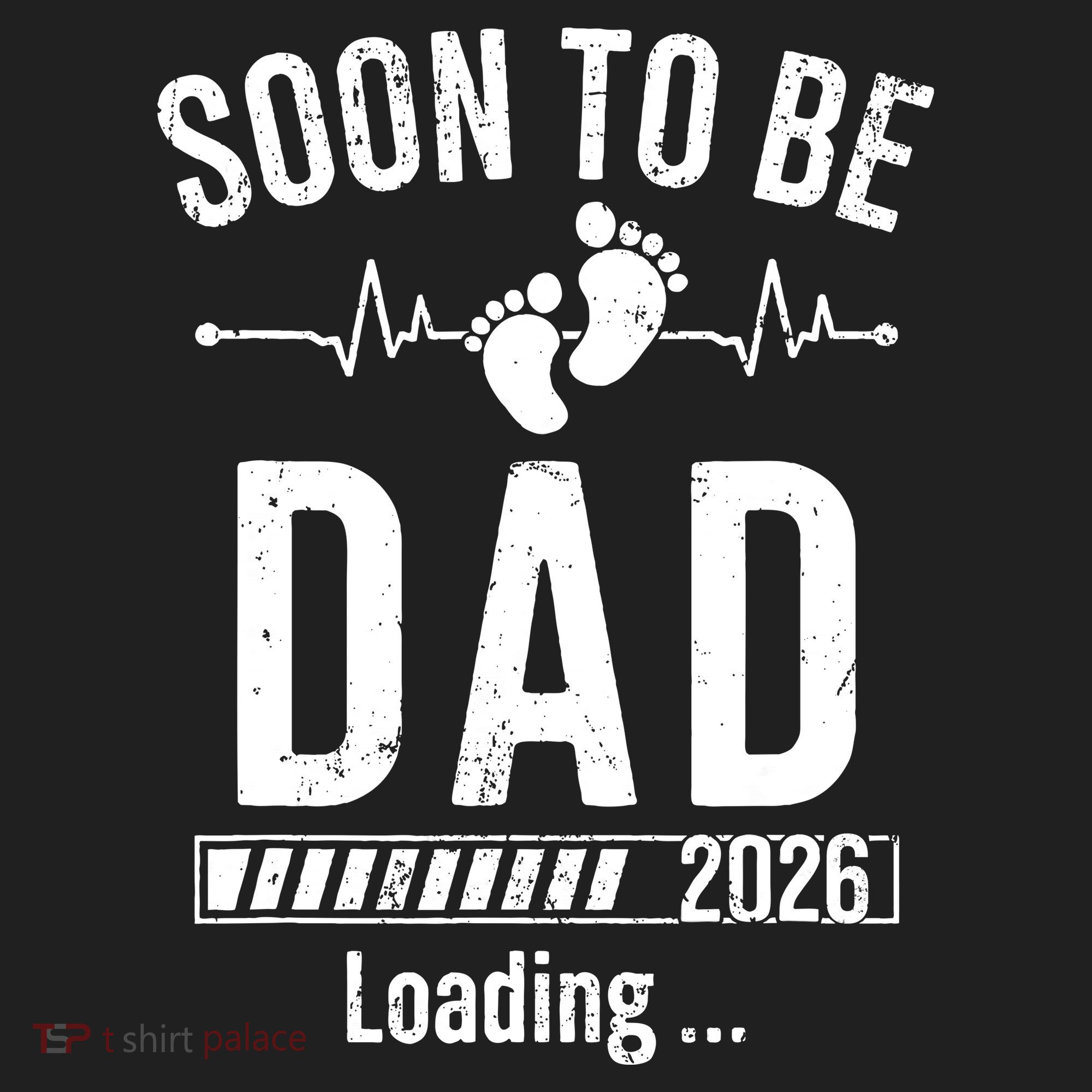 Funny Soon To Be Dad Est 2026 Loading Golf Towel