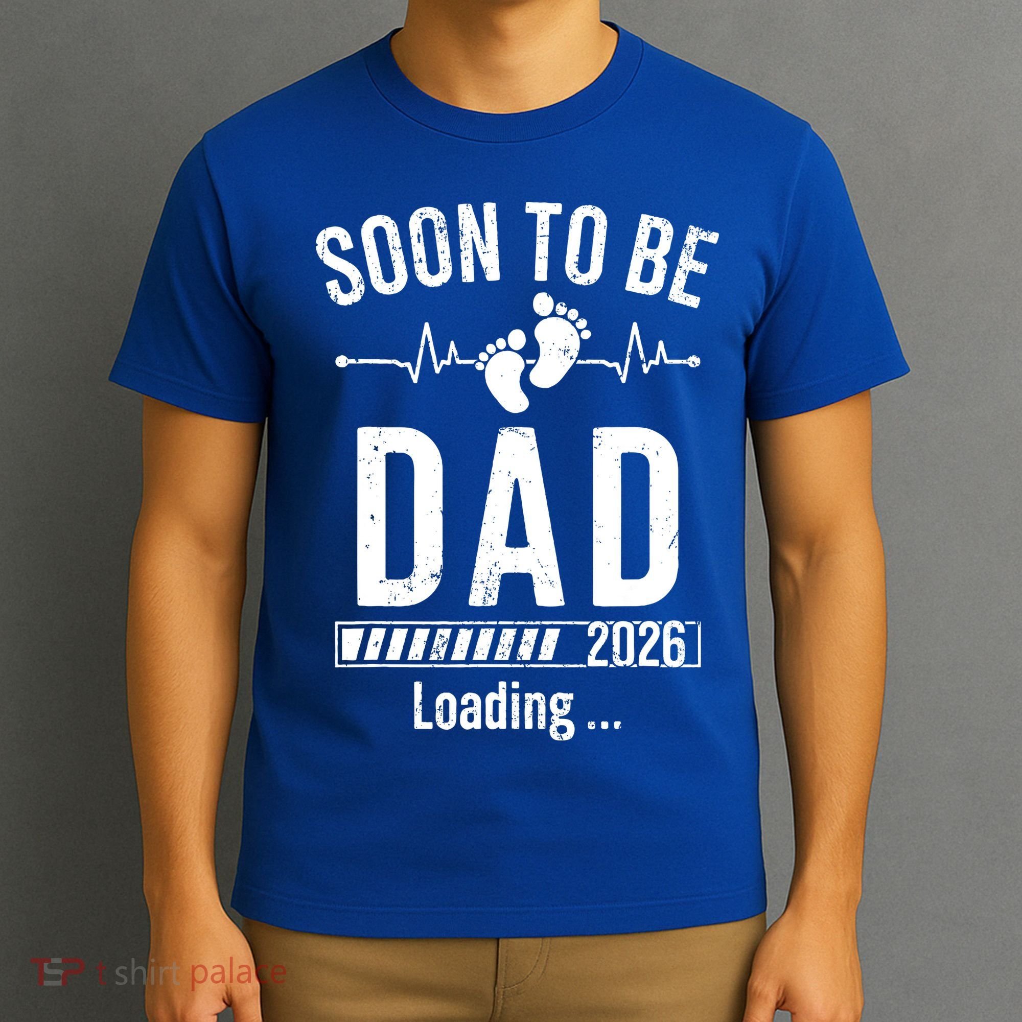 Funny Soon To Be Dad Est 2026 Loading T-Shirt