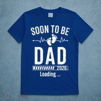 Funny Soon To Be Dad Est 2026 Loading T-Shirt thumb 5