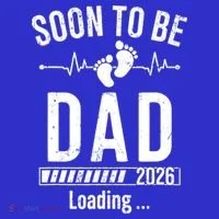 Funny Soon To Be Dad Est 2026 Loading T-Shirt thumb 7