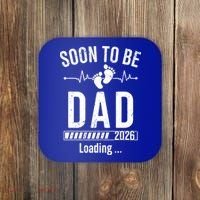 Funny Soon To Be Dad Est 2026 Loading Coaster thumb 0