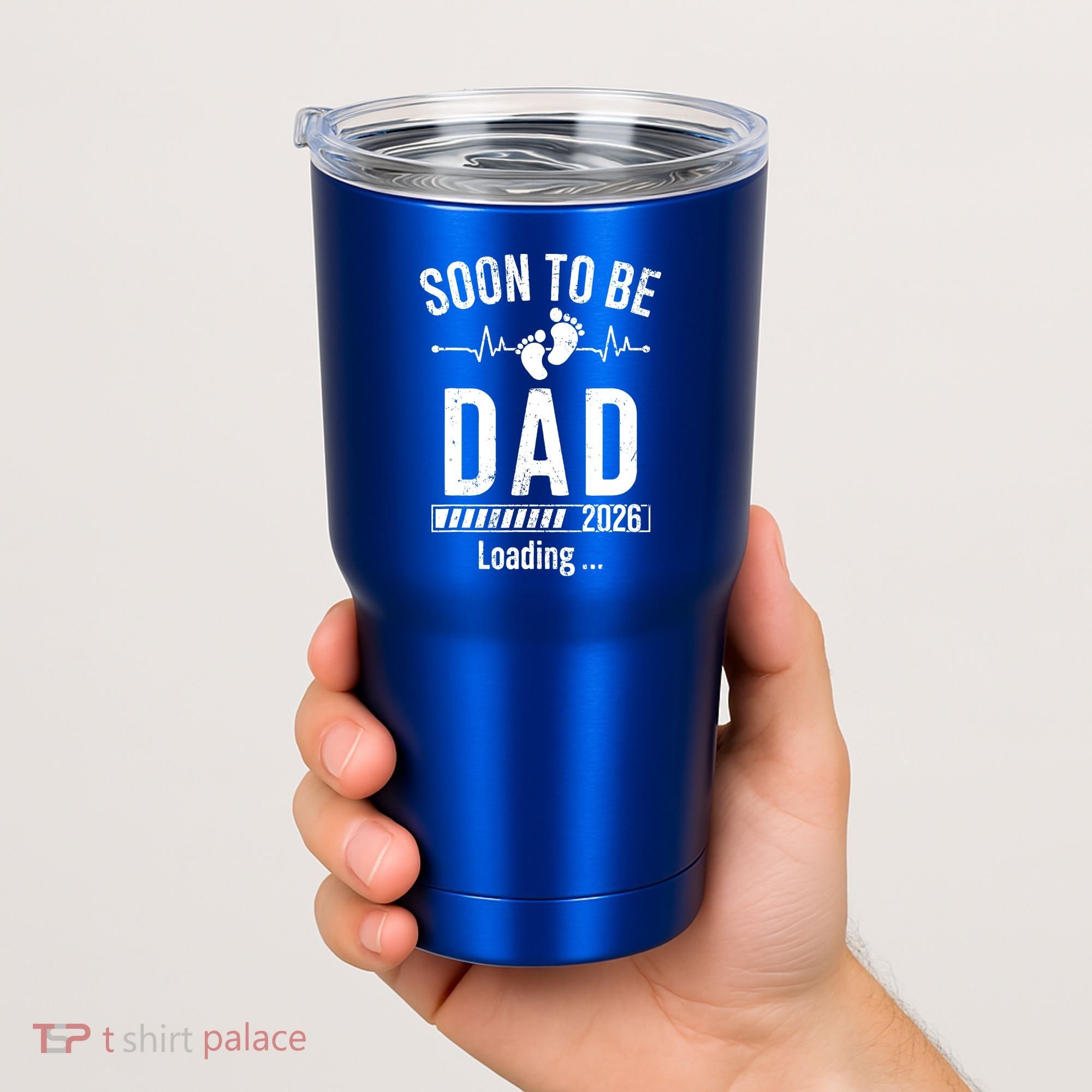 Funny Soon To Be Dad Est 2026 Loading Tumbler