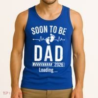 Funny Soon To Be Dad Est 2026 Loading Tank Top thumb 3