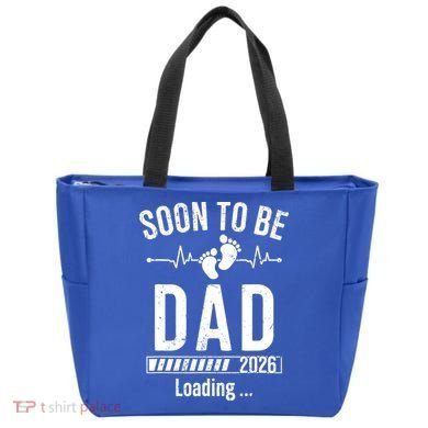 Funny Soon To Be Dad Est 2026 Loading Tote Bag