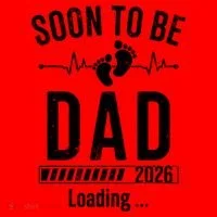 Funny Soon To Be Dad Est 2026 Loading Santa Hat thumb 1