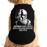 Funny Socrates The Socratic Method Classical Philosophy Doggie Tank thumb 0