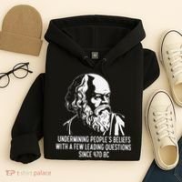 Funny Socrates The Socratic Method Classical Philosophy Hoodie thumb 4