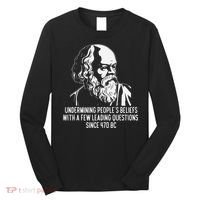 Funny Socrates The Socratic Method Classical Philosophy Long Sleeve Shirt thumb 0