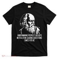 Funny Socrates The Socratic Method Classical Philosophy T-Shirt thumb 0
