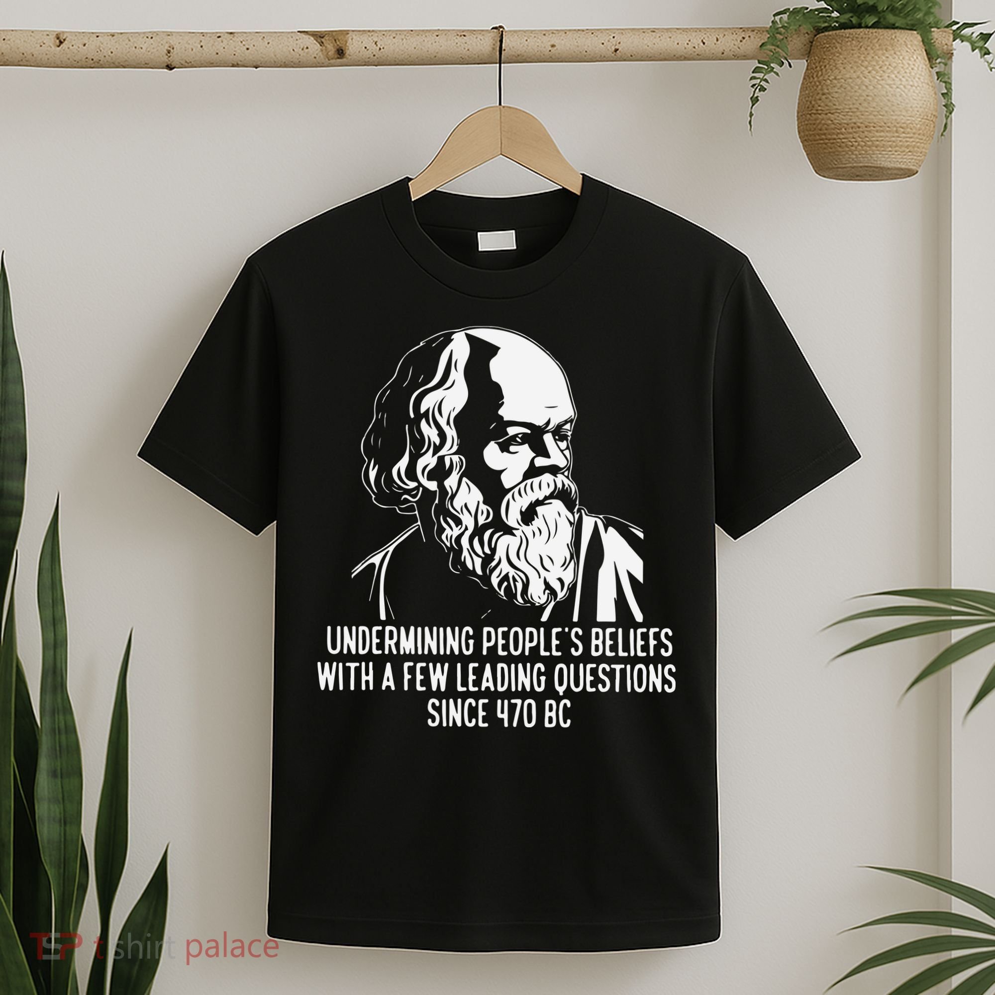 Funny Socrates The Socratic Method Classical Philosophy T-Shirt