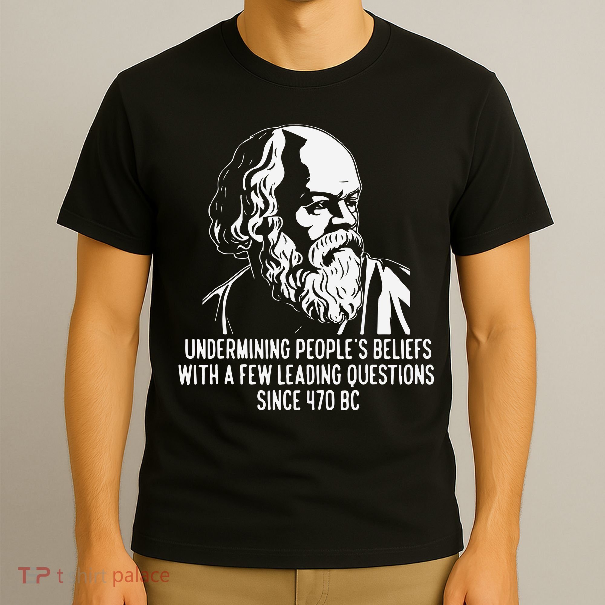 Funny Socrates The Socratic Method Classical Philosophy T-Shirt
