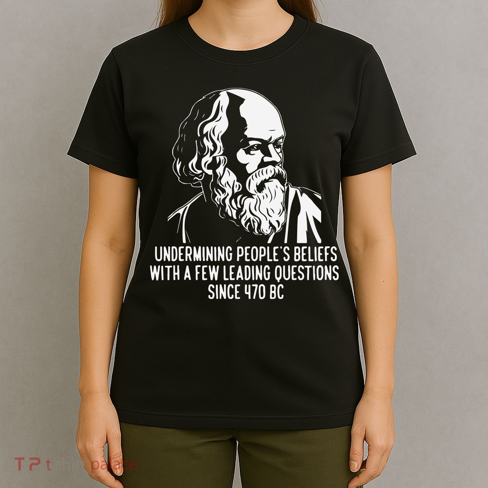 Funny Socrates The Socratic Method Classical Philosophy T-Shirt